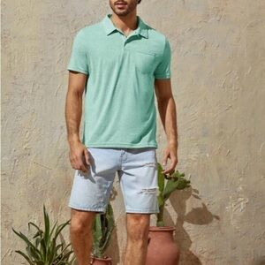 IZOD Saltwater Relaxed Classic Green Polo Size XXL